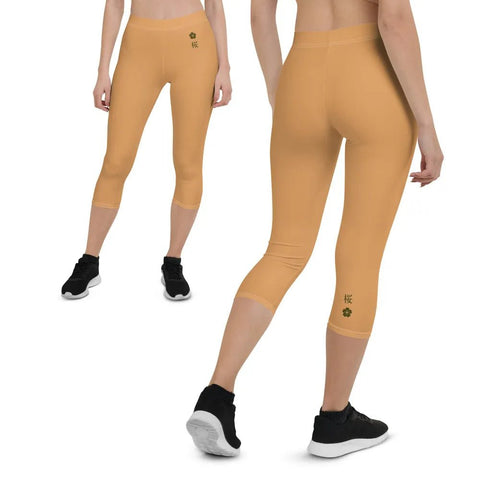 Ladies' Capri Leggings ~桜 - Sakura~ Varicolored - Arekkusu-Store