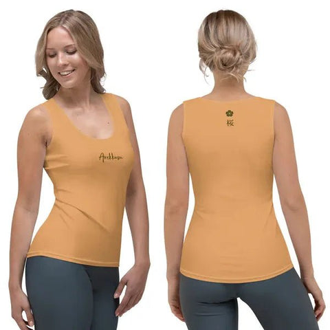 Ladies' Dipped Hem Tank Tops ~Arekkusu / 桜 - Sakura~ Varicolored - Arekkusu-Store