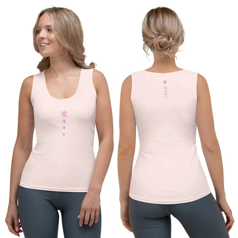 Ladies' Dipped Hem Tank Tops ~愛は尊い - Love's Precious~ - Arekkusu-Store