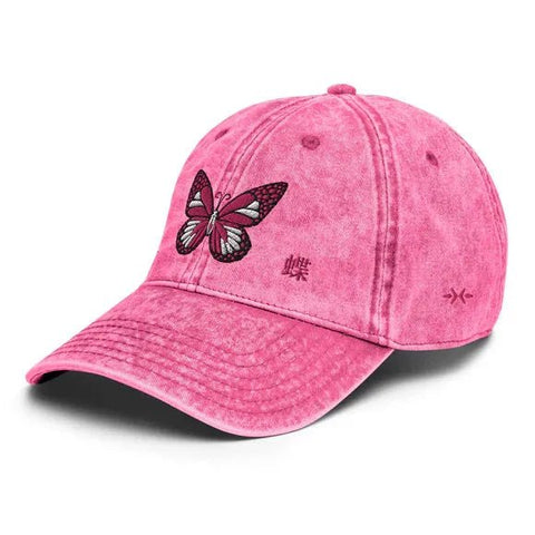 Vintage Twill Caps ~蝶 - Butterfly - 蝶~ Bicolor - Arekkusu-Store