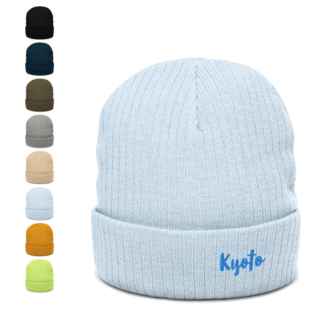 -L. Ribbed Knit Beanies