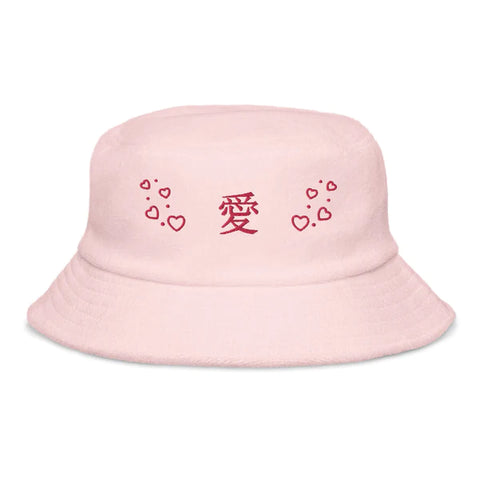 Unstructured Terry Cloth Bucket Hats ~V 愛 - Love V~