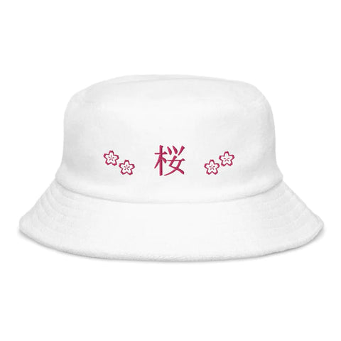 Unstructured Terry Cloth Bucket Hats ~桜 - Sakura~