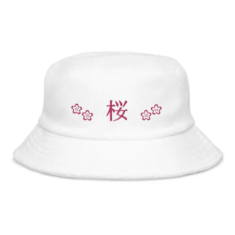 Unstructured Terry Cloth Bucket Hats ~桜 - Sakura~