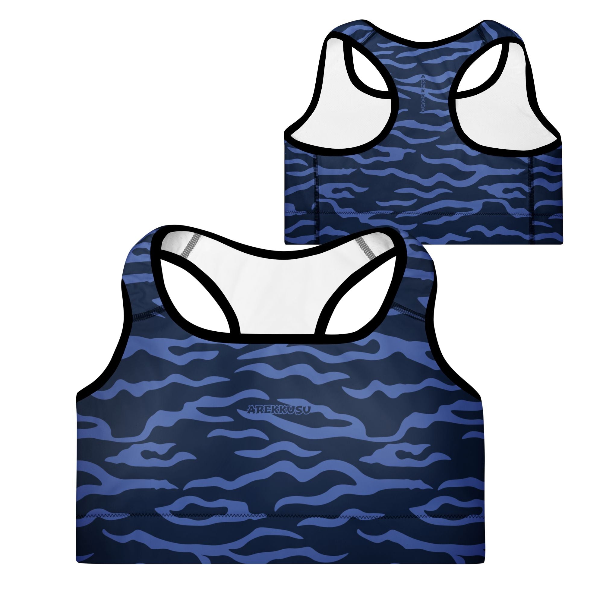 Padded Sports Bras ~Tora-Gara~ Bicolor