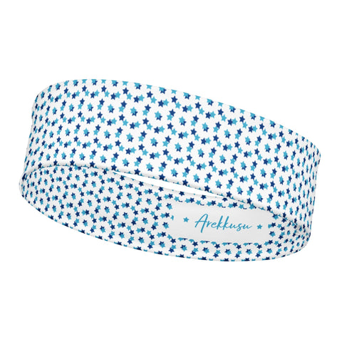 Gents' Stretchy Headbands ~Small Stars~ Bicolored
