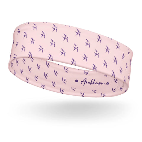 Ladies' Stretchy Headbands ~Swallow Bird~ Varicolored