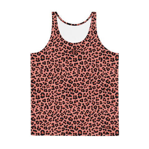 Unisex Stretchy Tank Tops ~Leopard~ Varicolored