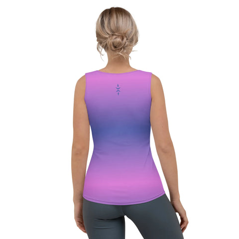 Ladies' Dipped Hem Tank Tops GRADIENTS