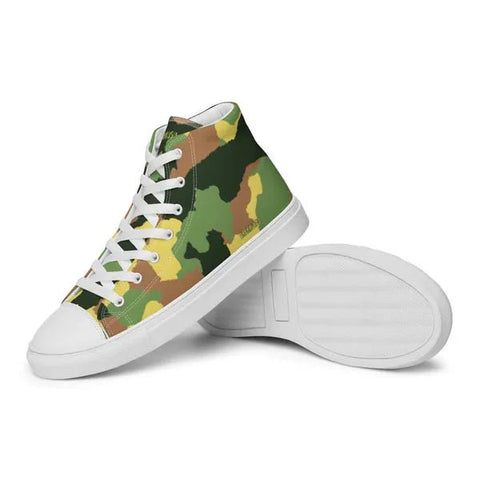 Gents' High Top Canvas Shoes ~Nature Elements~ - Arekkusu-Store