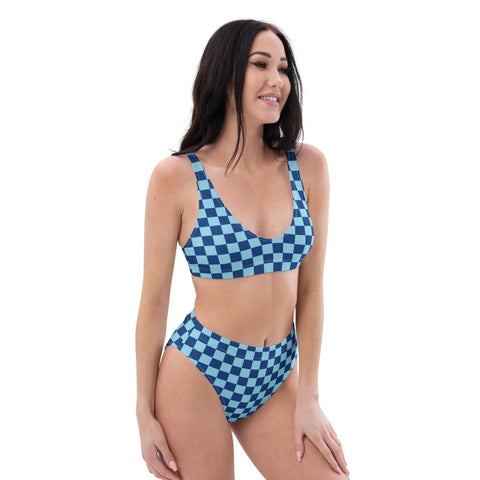 High-waisted Bikinis ~Ichimatsu L~ Bicolor - Arekkusu-Store