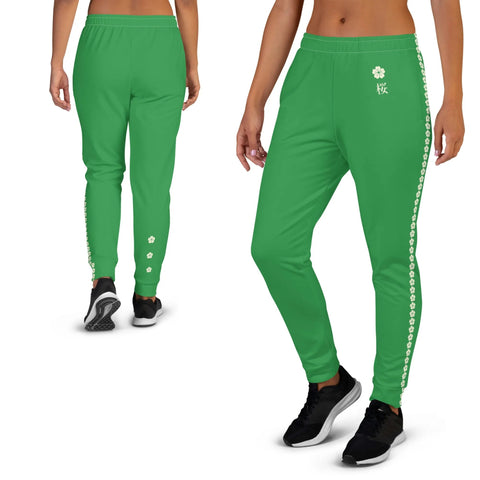 Ladies' Soft Cotton Bland Joggers ~桜 - Sakura Stripe~ Varicolored - Arekkusu-Store