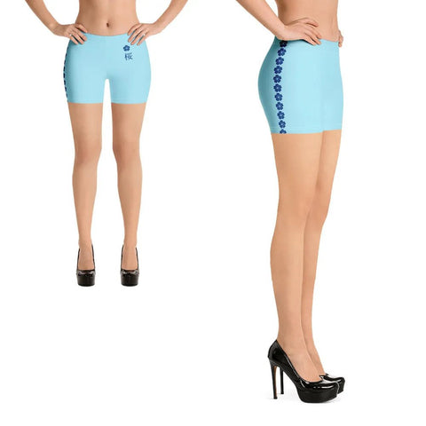 Ladies' Stretchy Shorts ~桜 Sakura Stripe~ Varicolored - Arekkusu-Store
