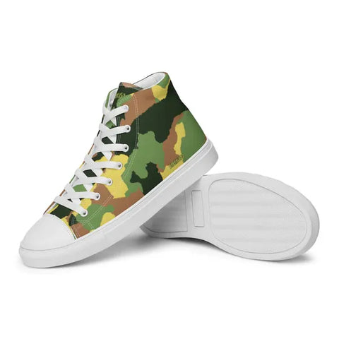 Gents' High Top Canvas Shoes ~Nature Elements~