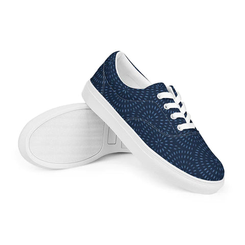 Gents' Lace-Up Canvas Shoes ~Abstracts~