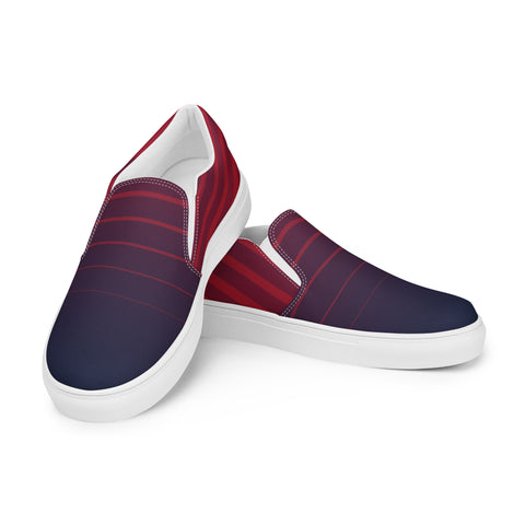 Gents' Slip-On Canvas Shoes ~Abstracts~