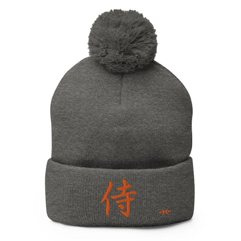 Pom-Pom Knit Beanies ~侍 - Warrior~ - Arekkusu-Store