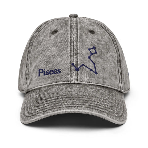 Vintage Twill Caps ~Pisces~ Monocolor