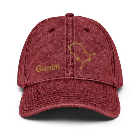 Vintage Twill Caps ~Gemini~ Monocolor