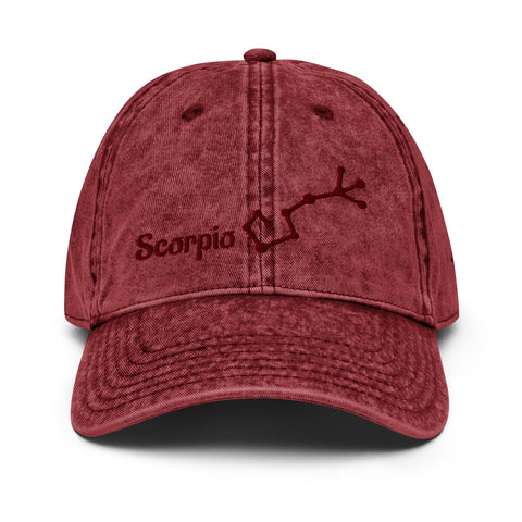 Vintage Twill Caps ~Scorpio~ Monocolor