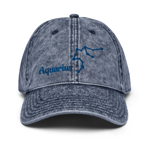 Vintage Twill Caps ~Aquarius~ Monocolor