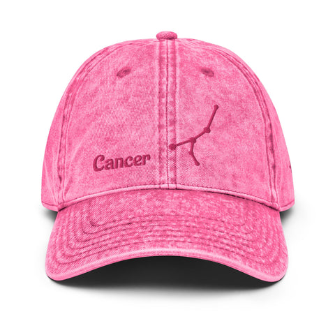 -Vintage Twill Caps ~Cancer~ Monocolor