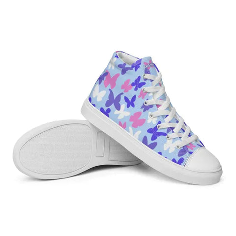 Ladies' High Top Canvas Shoes ~Nature Elements~