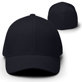 Compra dark-navy Closed-Back Structured Cap | Flexfit 6277 - 12/02