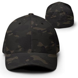 Compra multicam-black Closed-Back Structured Cap | Flexfit 6277 - 12/02