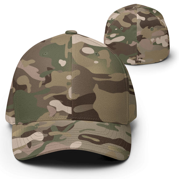 Closed-Back Structured Cap | Flexfit 6277 - 12/02