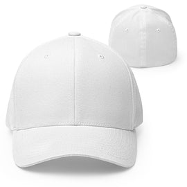 Compra white Closed-Back Structured Cap | Flexfit 6277 - 12/02