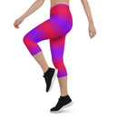 Ladies' Capri Leggings - Premium Leggings from Arekkusu-Store - Just $28.95! Shop now at Arekkusu-Store