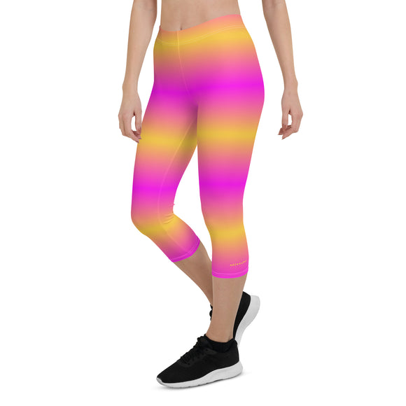 Ladies' Capri Leggings - Premium Leggings from Arekkusu-Store - Just $28.95! Shop now at Arekkusu-Store