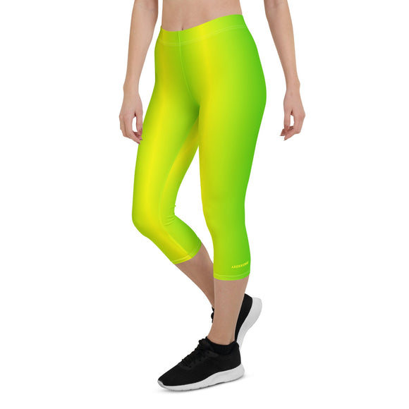 Ladies' Capri Leggings - Premium Leggings from Arekkusu-Store - Just $23.95! Shop now at Arekkusu-Store