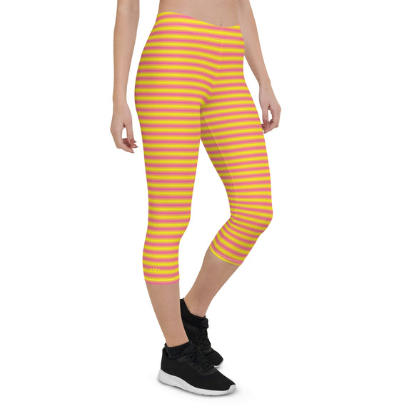 Ladies' Capri Leggings - Premium Leggings from Arekkusu-Store - Just $23.95! Shop now at Arekkusu-Store