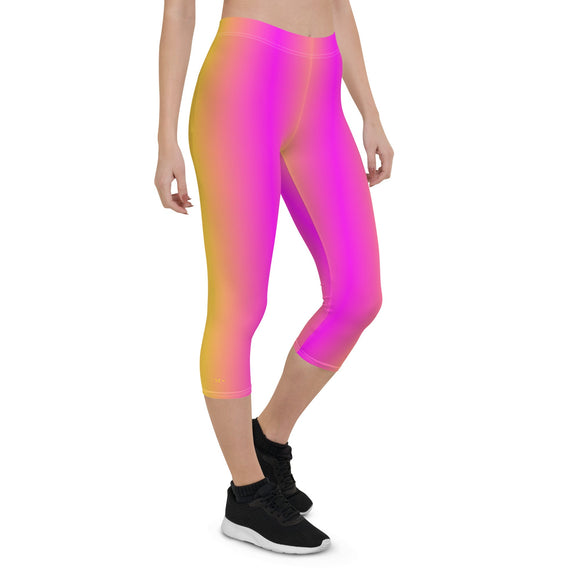 Ladies' Capri Leggings - Premium Leggings from Arekkusu-Store - Just $23.95! Shop now at Arekkusu-Store