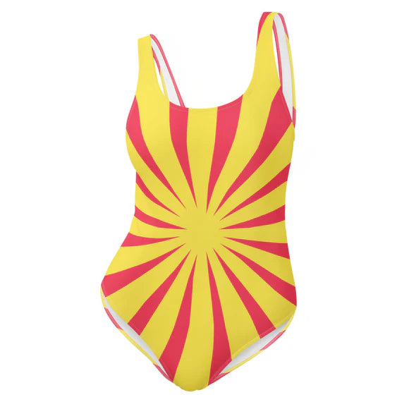 One Piece Cheeky Swimsuits ~Sun Rays~