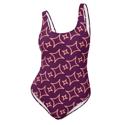 One Piece Cheeky Swimsuits ~Stars Outline~