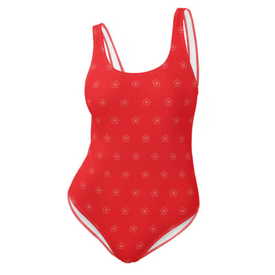 One Piece Cheeky Swimsuits ~Sakura Pattern~