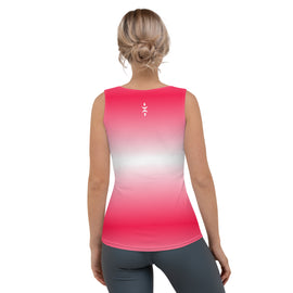 Ladies' Dipped Hem Tank Tops ~Gradient HXL90~ - Premium Tank Tops from Arekkusu-Store - Just $21.95! Shop now at Arekkusu-Store