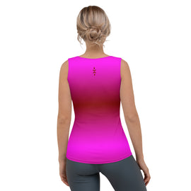 Ladies' Dipped Hem Tank Tops ~Gradient HXL90~ - Premium Tank Tops from Arekkusu-Store - Just $21.95! Shop now at Arekkusu-Store