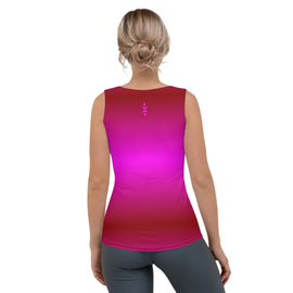 Ladies' Dipped Hem Tank Tops ~Gradient HXL90~ - Premium Tank Tops from Arekkusu-Store - Just $21.95! Shop now at Arekkusu-Store