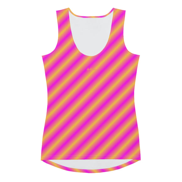 Ladies' Dipped Hem Tank Tops - Premium Tank Tops from Arekkusu-Store - Just $21.95! Shop now at Arekkusu-Store