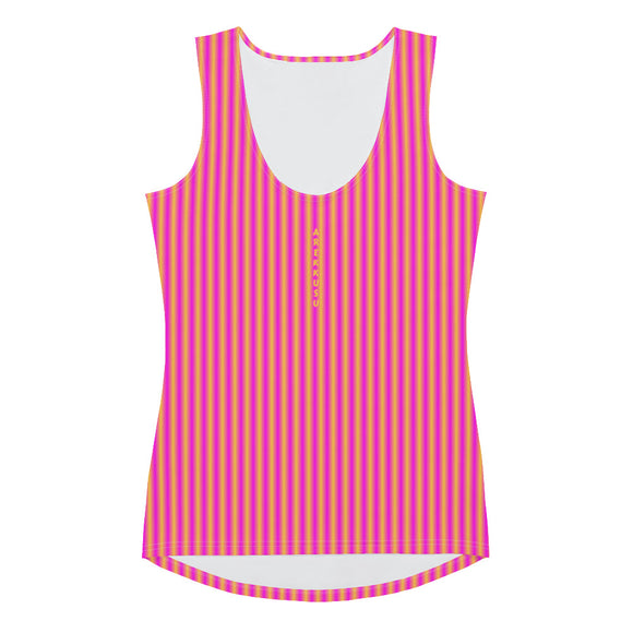 Ladies' Dipped Hem Tank Tops - Premium Tank Tops from Arekkusu-Store - Just $21.95! Shop now at Arekkusu-Store