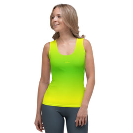 Ladies' Dipped Hem Tank Tops ~Gradient HXL90~ - Premium Tank Tops from Arekkusu-Store - Just $21.95! Shop now at Arekkusu-Store