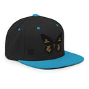 Classic Snapback ~蝶 - Butterfly - 蝶~ - Black & Gold - Premium Snapbacks from Yupoong - Just $26.45! Shop now at Arekkusu-Store