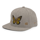 Classic Snapback ~蝶 - Butterfly - 蝶~ - Gold & Yellow - Premium Snapbacks from Yupoong - Just $26.45! Shop now at Arekkusu-Store