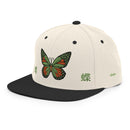 Classic Snapback ~蝶 - Butterfly - 蝶~ - Lime & Orange - Premium Snapbacks from Yupoong - Just $26.45! Shop now at Arekkusu-Store