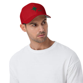 Kaufen red Closed-Back Structured Cap