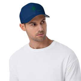 Buy blue Closed-Back Structured Cap
